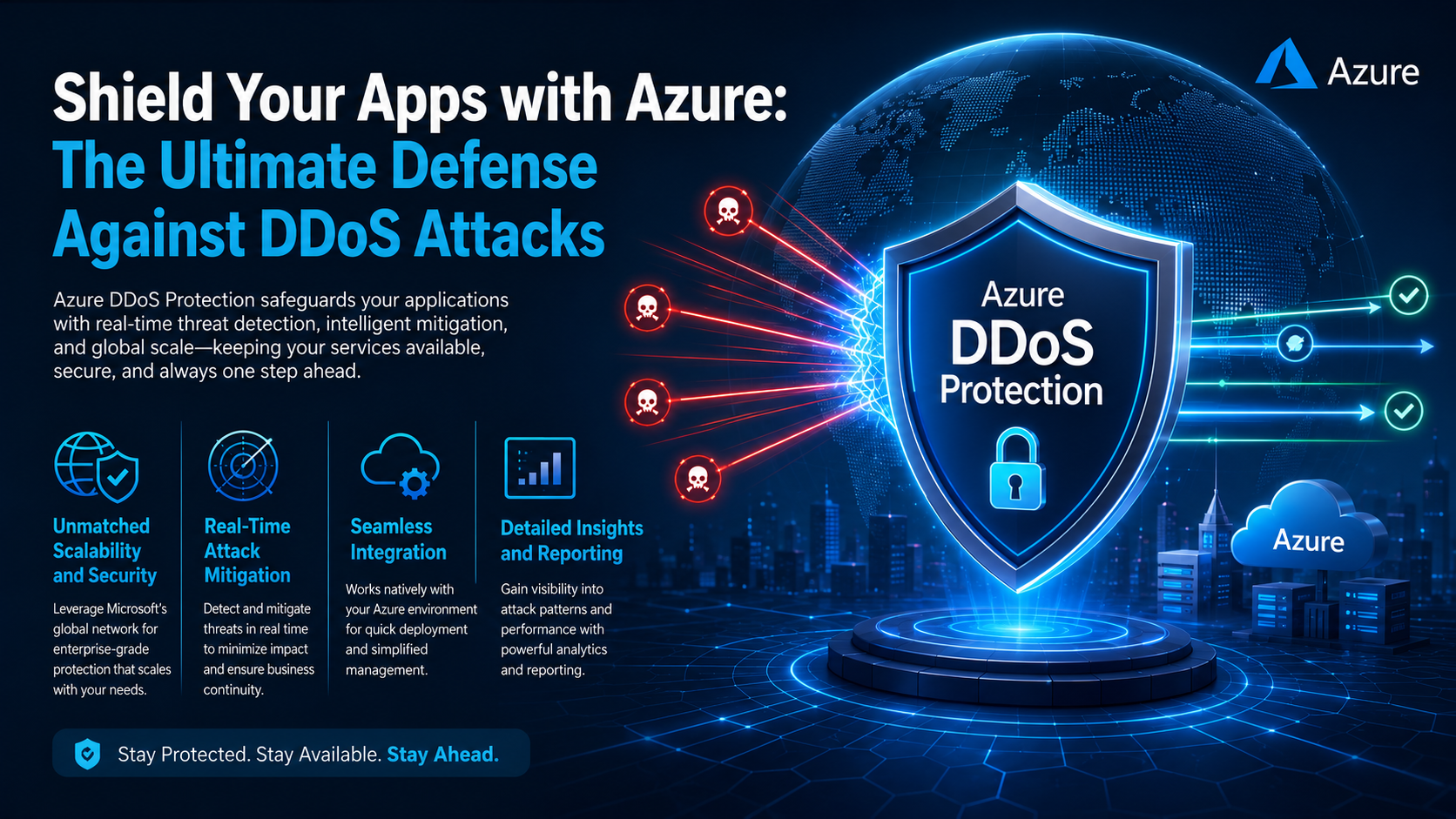Shield Your Apps with Azure: The Ultimate Defense Against DDoS Attacks